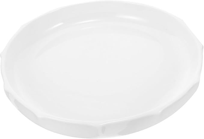 Alipis Ceramic Soup Plate Porcelain Dish for Kitchen Dining Versatile Serving Plate for Appetizers Main Courses and Desserts Modern Minimalist Design Leaf Pattern