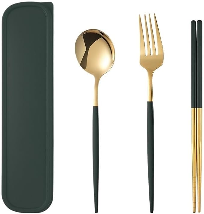 Stainless Steel Flatware serving set,Home Kitchen Eating Tableware Set,Dishwasher Safe,For Home Kitchen Restaurant Hote 3/12/18/24/30/36 Pieces Stainless Steel Portable Tableware Portuguese Chopsticks