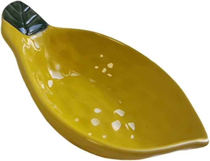Sosoport Creative Ceramic Fruit Shaped Sauce Dish Condiment Container for Dipping Sauce Vinegar and Seasoning Unique Appetizer Plate for Sushi and Salads