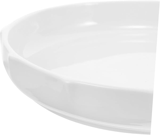Alipis Ceramic Soup Plate Porcelain Dish for Kitchen Dining Versatile Serving Plate for Appetizers Main Courses and Desserts Modern Minimalist Design Leaf Pattern