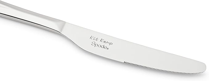 Spode Kit Kemp 20-Piece Cutlery Set | 18/10 Stainless Steel | Dishwasher Safe | Versatile Serving Flatware | Ideal for Appetizers, Desserts, Snacks | Perfect for Home & Gatherings