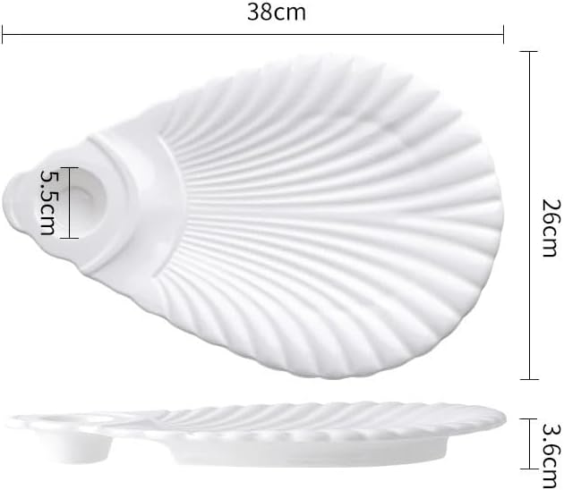 Appetizer Plates White Special-Shaped Ceramic Restaurant Hotel Cold Dish Sushi Fruit Salad Kitchen Snack Plate Tableware Cheap Plates(A)