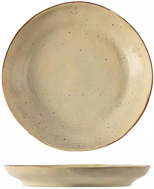 SONGCHAO Party Supplies B&B Restaurant Plate Suitable For Home Salad Plate Ceramic Pasta Plate Dessert Plate Fruit Plate Party Plates