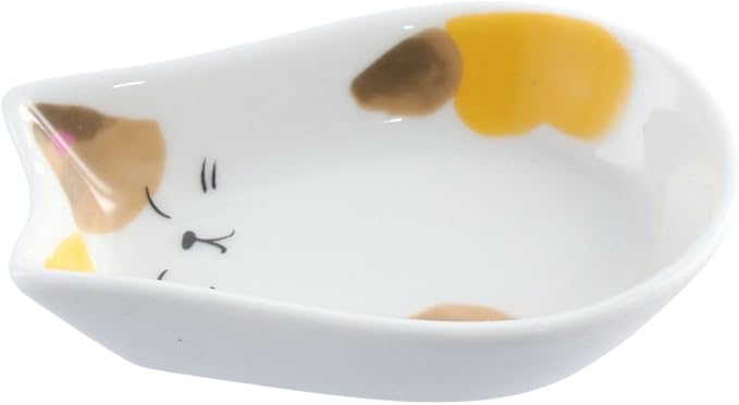 Leadigol 4PCS Appetizer Plate Sets Sauce Dish Ceramic Fruit Snack Tray Kitchen Tableware Accessories Mustard Vinegar Seasoning Plate Serving Side Dishes