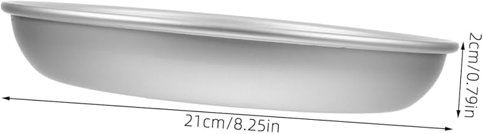 Milisten Aluminum Serving Tray Picnic Plate Snack Dish Food-Safe Decorative Portable for Outdoor Wedding