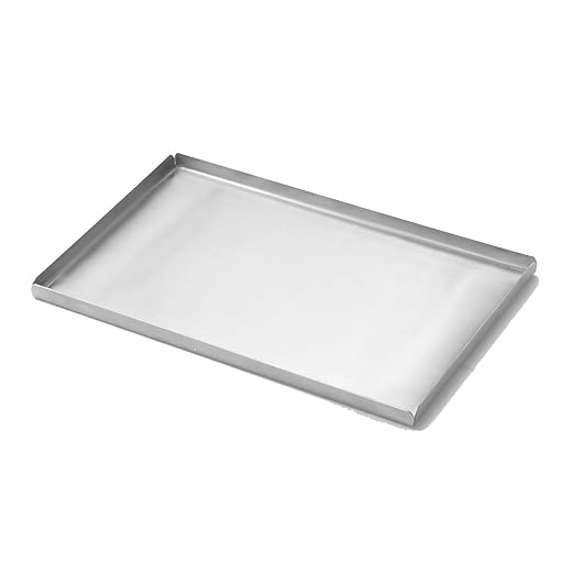 American Metalcraft ST10 Tray W Sides, Ss' Satin, 10"L