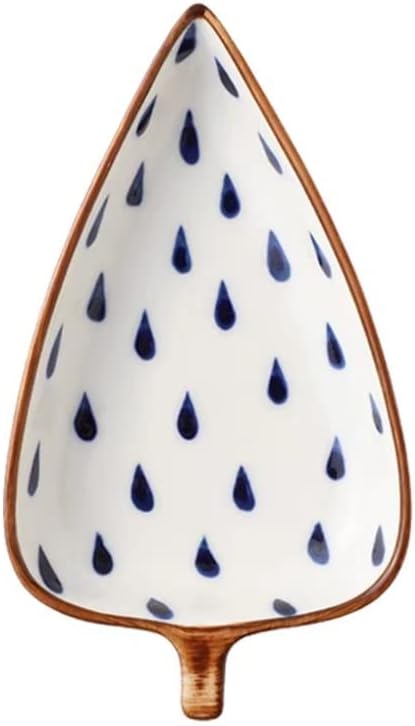 Dipping Sauce Bowls Appetizer Bowls Creative Raindrop Pattern Snack Plate Modern Fruit Plate Snack Fruit Dried Fruit Dessert Dessert Cookie Plate Appetizer Plate Ceramic Dip Bowls Dipping Sauce Bowls
