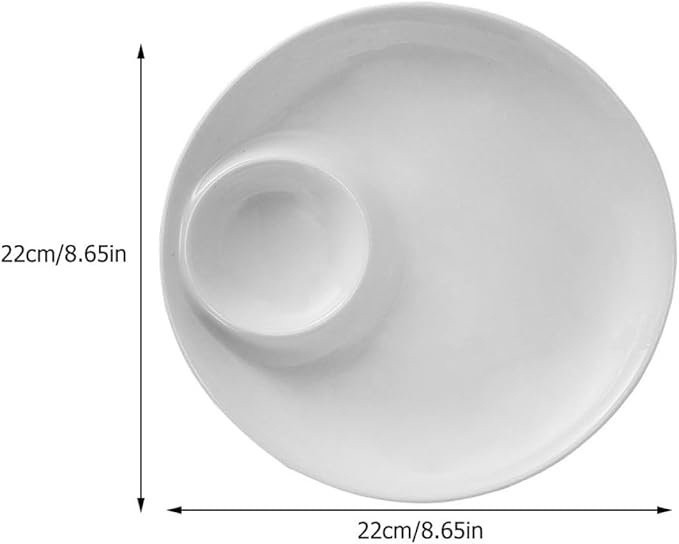 Cabilock Elegant Dinner Plate Ceramic Plate within White Sushi Dessert Serving Modern Kitchenware