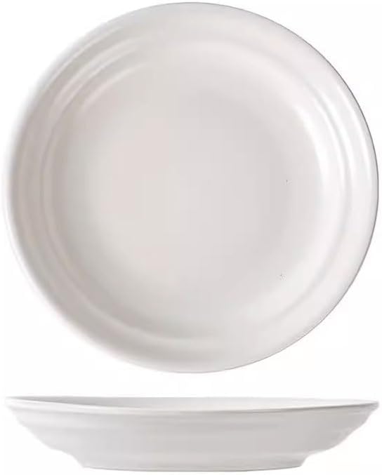 SONGCHAO Party Supplies Retro Ceramic Plate Dinner Plate Fruit Plate Creative Home Dish Plate Pasta Plate Dessert Plate Party Plates (Size : Small)