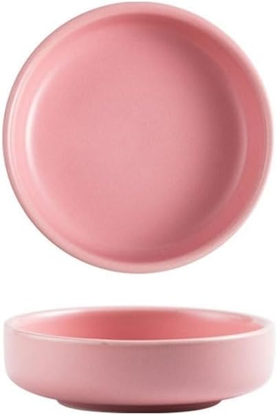 FAREWELL Dipping Bowls Round Plate Creative Ceramic Small Plate Soaking Plate Household Soy Sauce Plate Small Plate Vinegar Plate Soaking Plate Soy Sauce Appetizer Bowls (Color : A)