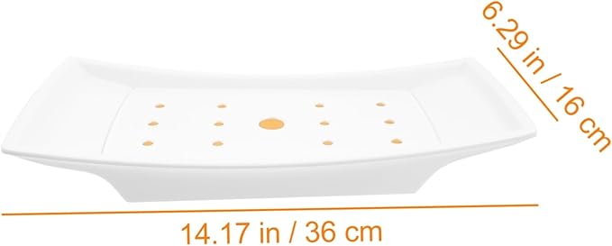 1Pc Dry Ice Food Plate Creative Serving Tray for Restaurants and Parties Design for Fresh Food Presentation