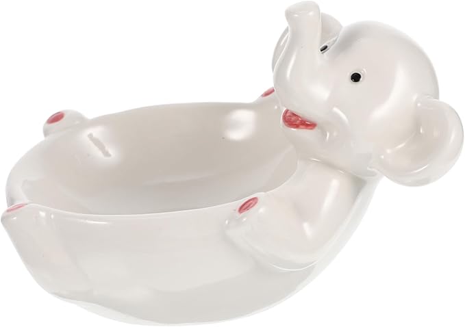 IMIKEYA Ceramic Plate Decorative Dipping Plate Ceramic Sauce Bowl Pickle Serving Dish