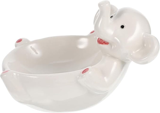 IMIKEYA Ceramic Plate Decorative Dipping Plate Ceramic Sauce Bowl Pickle Serving Dish