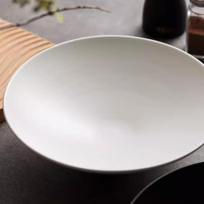 Kitchen Plates White Ceramic Western Food Plate Kitchen Dish Plate Home Salad Plate Cold Dish Plate Restaurant Appetizer Plate Restaurant Plates