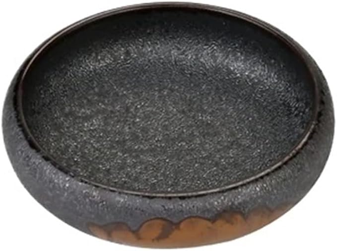 Appetizer Plates Soy Sauce Dipping Bowls, Ceramic Dipping Bowl, Dip Bowls Set Sauce Dish Tiny Bowls Side Dish for Condiment(Gris)