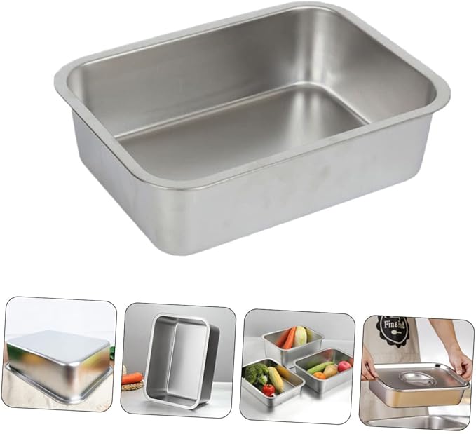 Alipis Home Dish Serving Tray Practical Grill Plate Restaurant Vegetables Plate