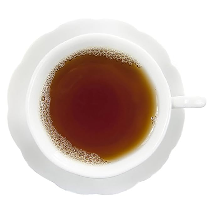 English Tea Store Organic Monks Blend Black Loose Leaf Tea Pouches - 4oz | Fruity Pomegranate Vanilla Grenadine Caramel Notes | Ethical Tea Partnership