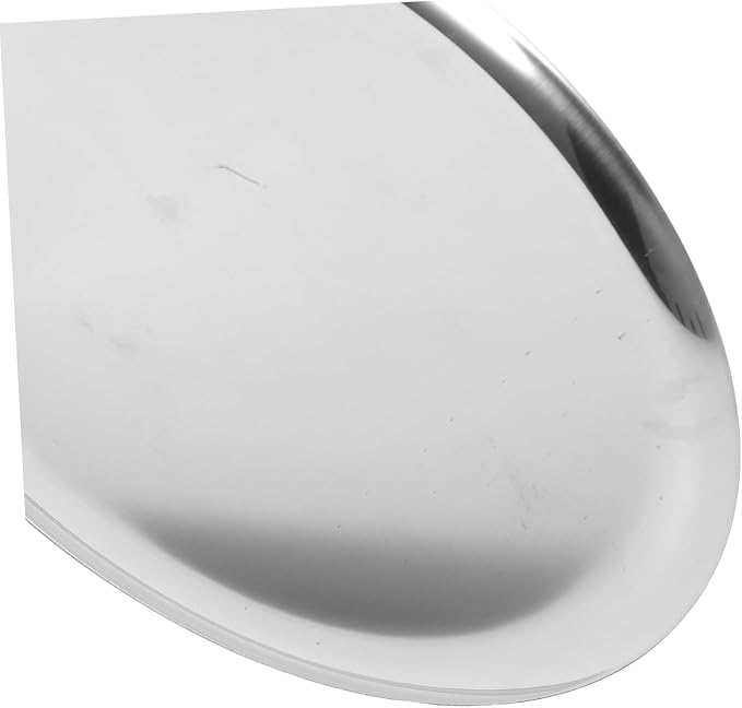 Stainless Steel Round Serving Tray Large Capacity Food Plate for Meat Snacks Fruits and Vegetables Versatile Platter for Home Dining and Buffet Use