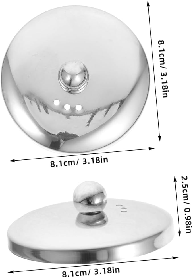 Stainless Steel Tea Strainer Fine Mesh Infuser for Tea Pot Replacement Lid Cover
