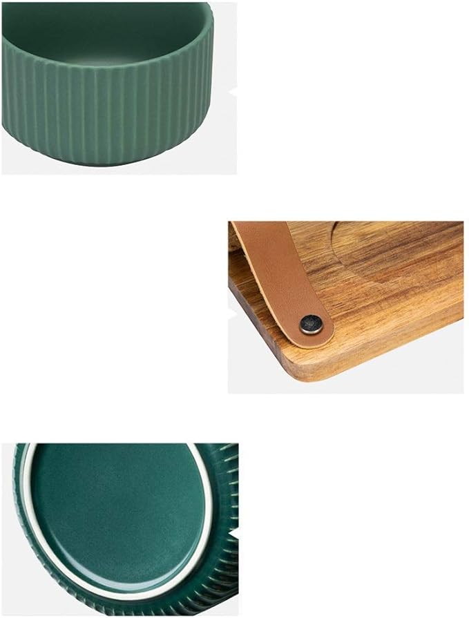 Dinner Plates/Appetizer Plates Ceramic Frosted Glazed Snack Tray Snack Fruit Candy Tray and Tray Snack Seasoning Tray Division Plate