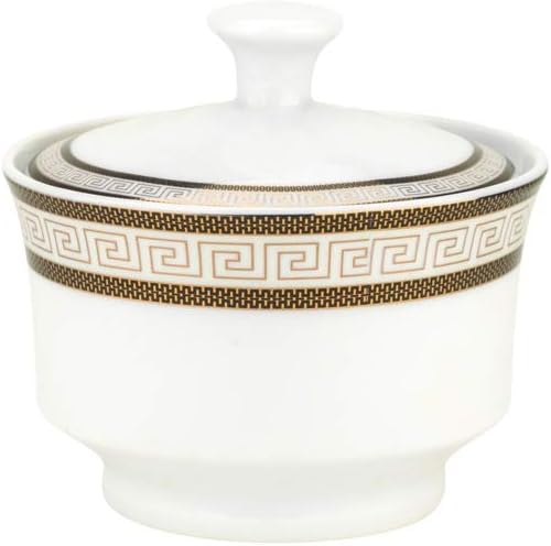 6485-57, 57 Pcs Fine Porcelain Dinnerware Set w/Antique Design, Bone China Ceramic Dinner Set for 8