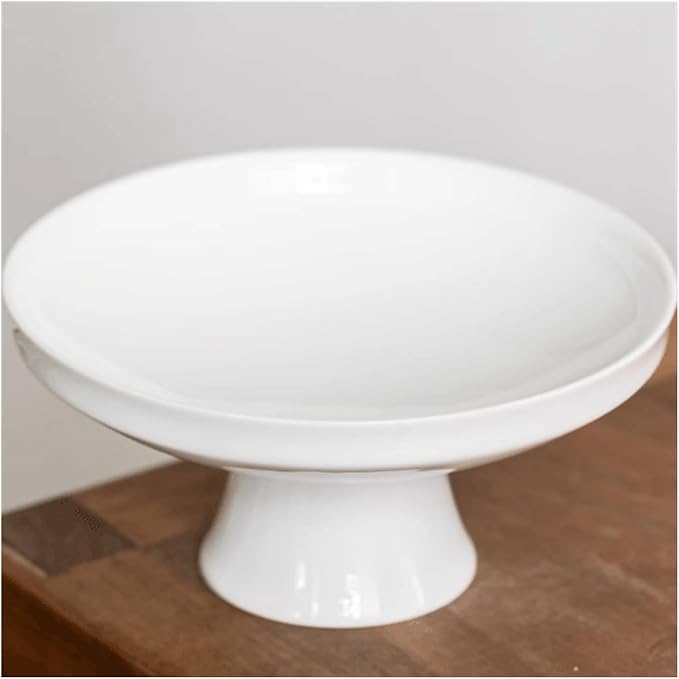 Appetizer Bowls Large Ceramic Round Dim Sum Dish Desktop Snack Plate Bone Plate for Appetizers Potato Chips Fruite Dessert Snack Ceramic Tray. Salad Bowls (Color : Brass)