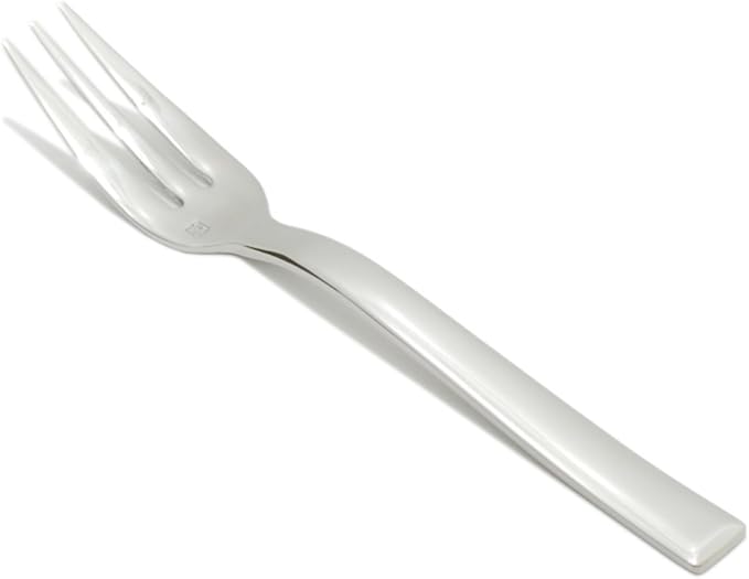 Fortessa Still 18/10 Stainless Steel Flatware Appetizer/Cake Fork, Set of 12