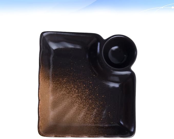 Luxshiny Ceramic Sauce Dish Dipping Bowl Delicate Ceramics Seasoning Dish Saucer for Appetizers Condiments