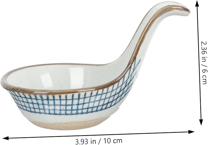 Mobestech 2Pcs Ceramic Caviar Spoon and Sauce Dish Set Food-Grade Kitchen Dipping Bowls for Seasoning and Condiments Creative Serving Tableware