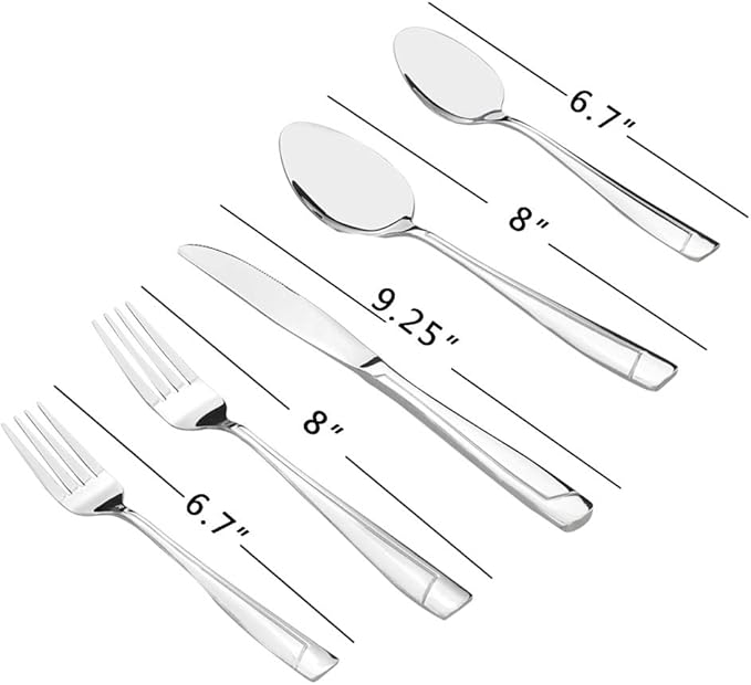 Cand 60-Piece Stainless Steel Flatware Set, Service for 12