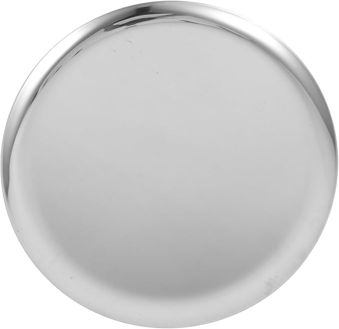 Cabilock Stainless Steel Barbecue Plate Large Serving Platter Fruit Platter Tray for Parties Serving Tray
