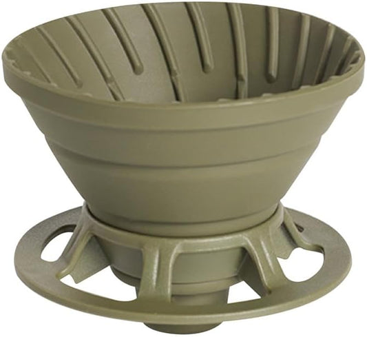 Collapsible Pour Over Coffee Dripper, Silicone Camping Coffee Filter for Travel Camping Office Home