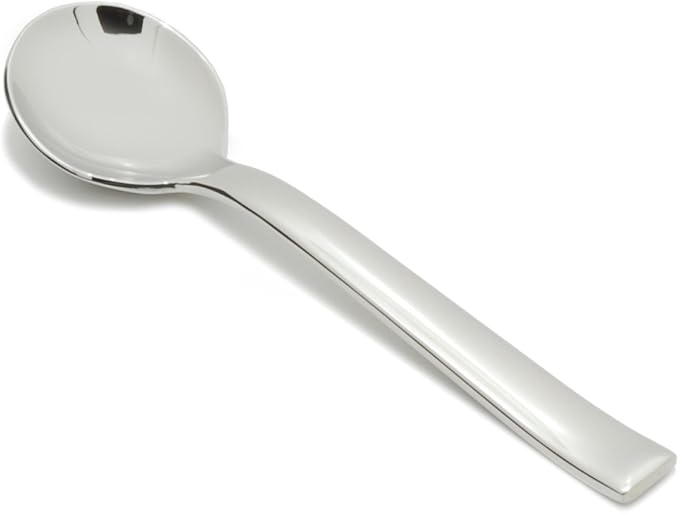 Fortessa Still 18/10 Stainless Steel Flatware Bouillon Spoon, Set of 12