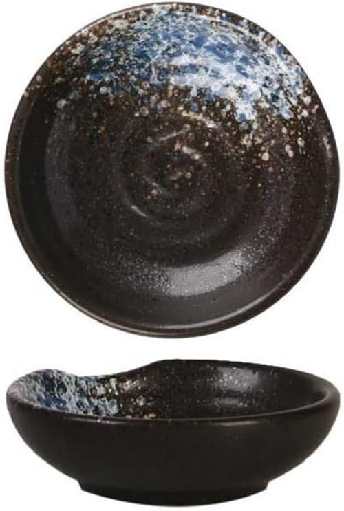 Appetizer Plates Dipping Bowls Small Bowls for Dips, Snacks Ceramic Soy Sauce Dish Kitchen Supplies for Condiment