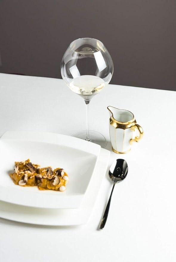 MEPRA Avanguardia Cake Serving Set [13 Piece Set] Polished Silver Finish, Dishwasher Safe Cutlery