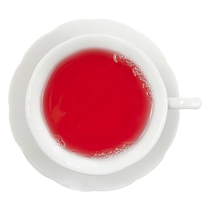 Angel Falls Mist Herbal Tea | Loose Leaf Caffeine-Free Blend | Strawberry Lemon Fruit Tea with Apple Rosehip Hibiscus Orange | 4oz Pouch | Refreshing Hot or Iced Herbal Infusion