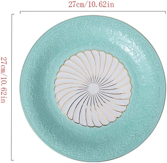 Dinner Plates Simple Modern Ceramic Dinner Plate Household Flat Plate Ceramic Plate Dinner Plate Dinner Set