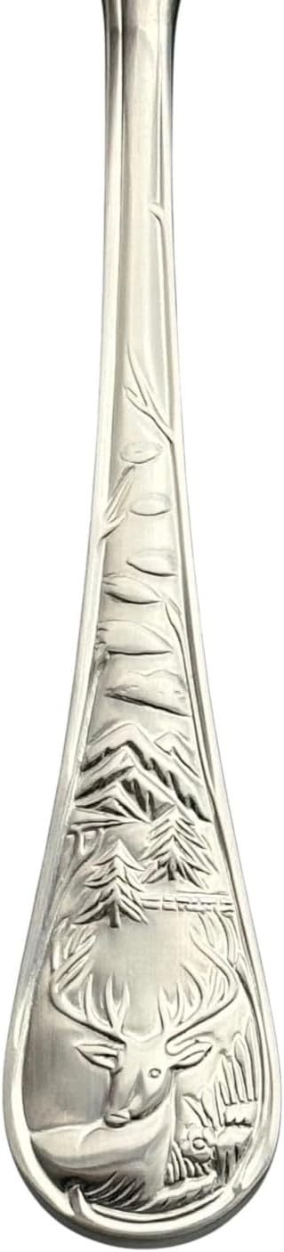 Cambridge Deer Satin 20 Piece Flatware Set