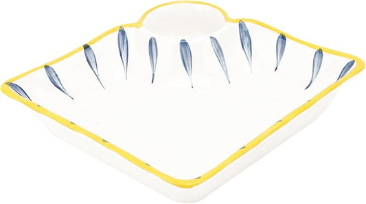 1pc Ceramic Dipping Saucer Plate for Food Service Japanese Style Meal Dish for Snacks Appetizers and Dips for Parties and Gatherings