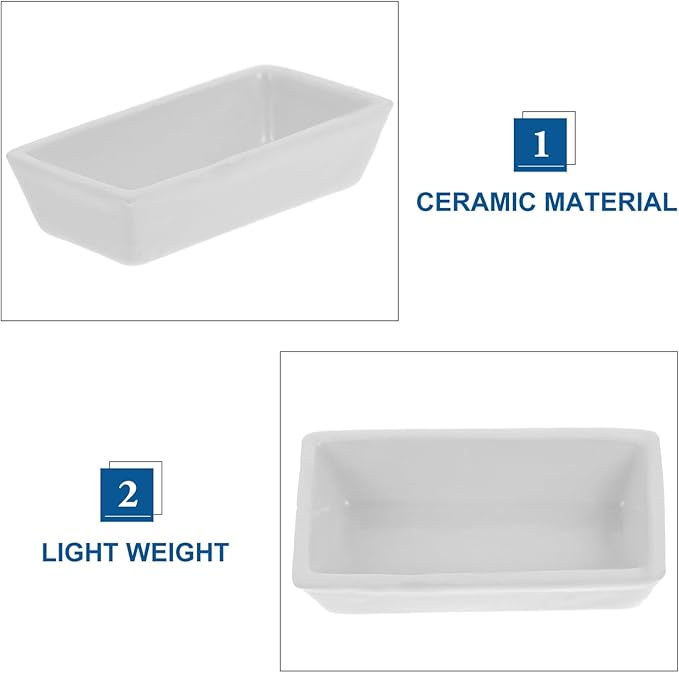 iplusmile Ceramic Dipping Bowls for Condiments Sauce Dishes Appetizer Plates for Sushi and Seasoning Elegant Design for Kitchen Use