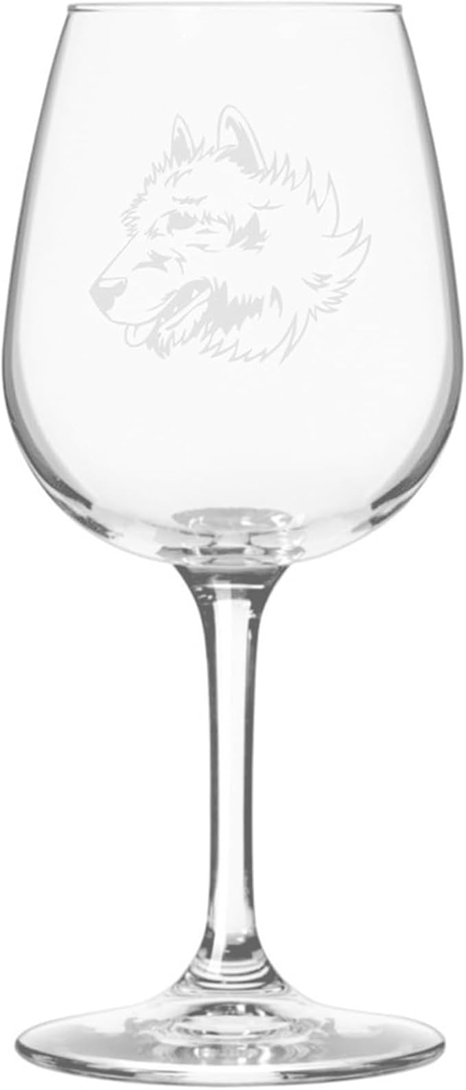 Etched Laser Art Belgian Shepherd (Laekenois) Personalized Dog Themed Etched 12.75oz Wine Glass Custom Dog Breed Wine Glasses, Ideal for Pet Lovers, Personalized Birthday Gift for Men & Women