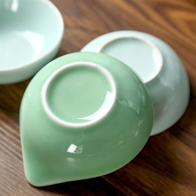 Ceramic cutlery salad bowl Dessert Plates 4.41in Cramic Appetizer Plates Soy Sauce Dishes with Handle Dipping Bowls for Vinegar Ketchup Sushi Appetizer Server Bowl for Wedding small bow