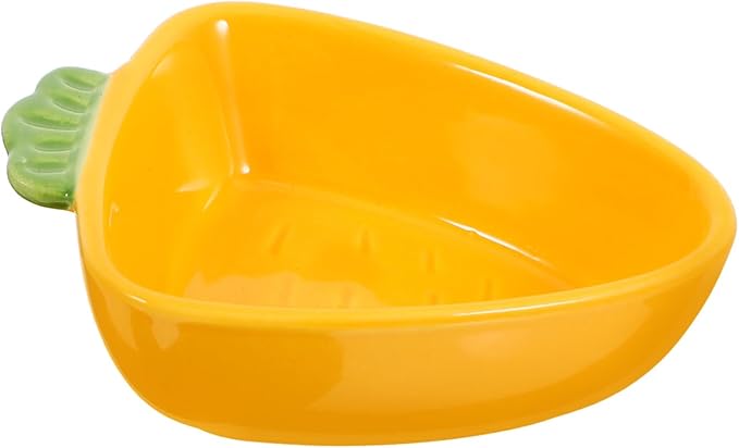 Ciieeo Carrot Shaped Ceramic Sauce Plate Multi-use Plate Dipping Bowl Soy Sauce Vinegar Mustard Dish