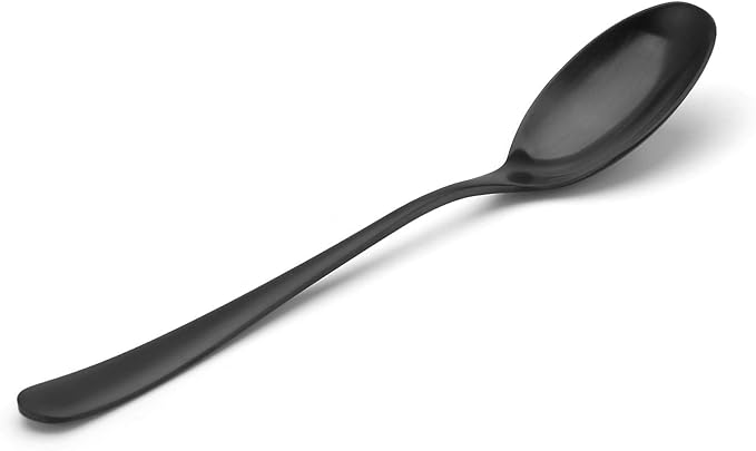 Matte Black Silverware Set, Bysta 20-Piece Stainless Steel Flatware Set, Kitchen Utensil Set Service for 4, Tableware Cutlery Set for Home and Restaurant, Satin Finish, Dishwasher Safe