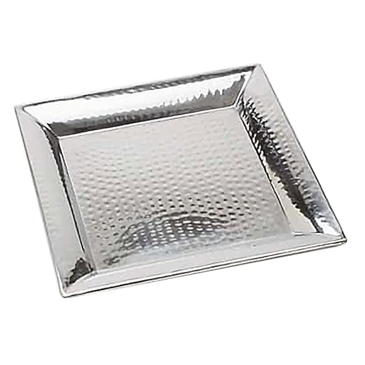 American Metalcraft 22" Square Hammered Tray
