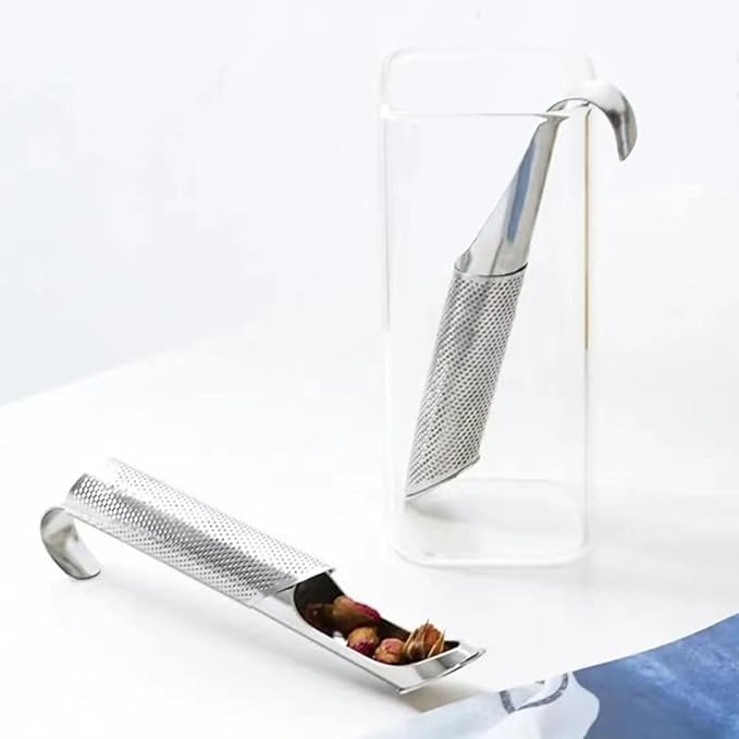 Stainless Steel Tea Strainers,Long-handle Tea Filter Infuser,Reusable Tea Steeper for Loose Leaf Tea Herbs Spice