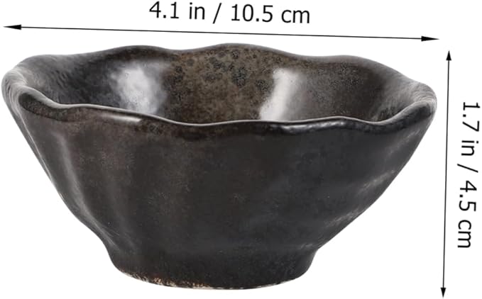 1Pc Creative Irregular Ceramic Seasoning Dish Unique Appetizer Plate for Dipping Sauces for Home Restaurant Use Attractive Design for Oil Sugar Vinegar and More