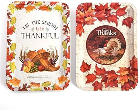 FLOMO Thanksgiving Rectangular Tin Tray