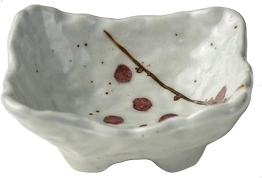 Dipping Bowls Creative Japanese Ceramic Plate Snack Dish Household Tableware Seasoning Plate Dipping Plate Soy Sauce Plate Vinegar Plate Appetizer Bowls(D)