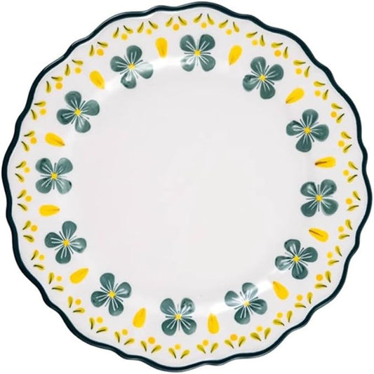 Plates Fresh and Simple Ceramic Dinner Plate Home Dining Plate Baking Baking Pan Dinner Plates